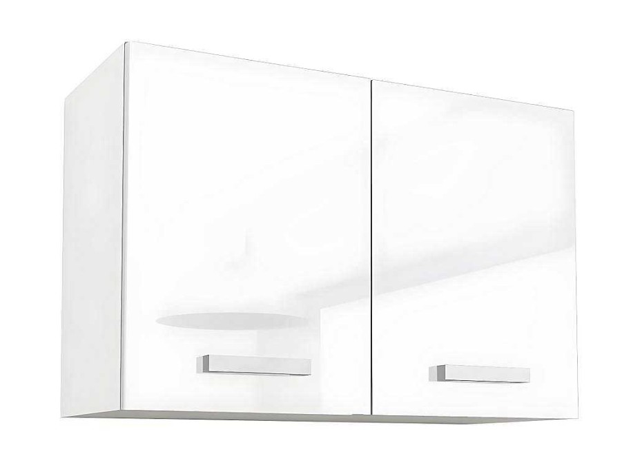 Movel De Cozinha | Vente-unique Cozinha Completa De Canto 9 Elementos De Arrumacao Branco - Trattoria