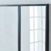 Espelhos | OZAIA Espelho Janela De Atelie Estilo Industrial Em Ferro Disponivel Em Preto - 4 Paineis - A90 X C120 Cm - Dudley