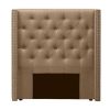 Cabeceira E Ponte De Cama | Vente-unique Cabeceira De Cama Acolchoada 100 Cm Tecido Bege - Massimo