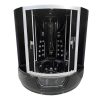 Banheira De Hidromassagem | ELITESHOPPING Banheira Com Duche De Hidromassagem Preta 150 X 150 Cm - Black Narciso