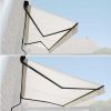 Toldo E Persiana De Exterior | Happy Garden Toldo Saule 3,95 3M - Tecido Bege E Estrutura Cinzenta