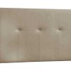 Cabeceira E Ponte De Cama | Venprodin Cabeceira - Couro Sintetico 160X120X4Cm - Vison