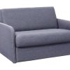 Poltrona Cama | Vente-unique Poltrona Rapidamente Convertivel Em Cama De 100 Cm Em Tecido Cinza-Claro - Nadoa