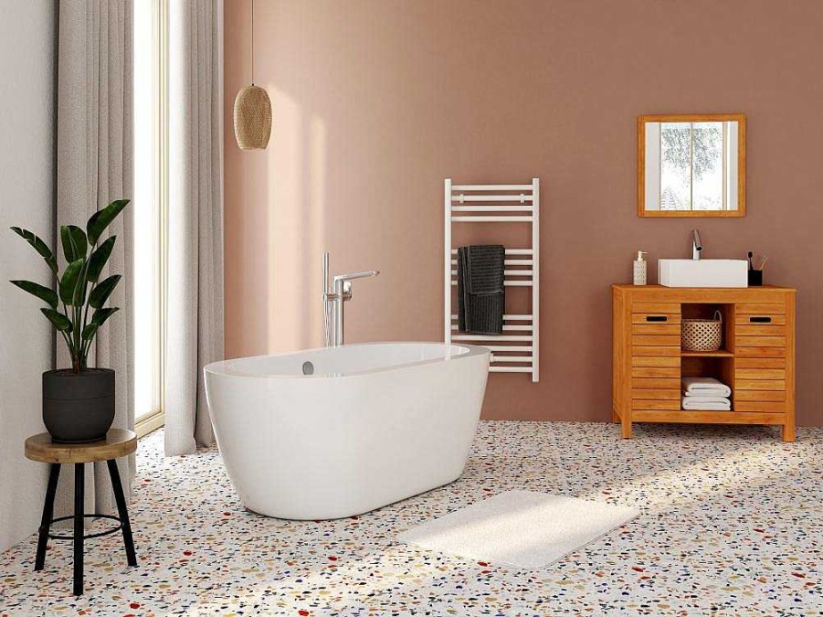 Banheira De Pousar | Shower & Design Banheira Classica Adrina - 178 L - 149*75*58 Cm - Branco