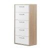 Comoda | Venprodin Sinfonier 5 Gavetas 99X40X35 Cambriano-Branco