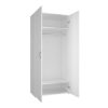 Armario E Roupeiro | EPIKASA Guarda-Roupa Flavia, Branco, 80X47X180 Cm, Epikasa