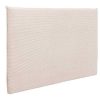 Cabeceira E Ponte De Cama | Vente-unique Cabeceira De Cama 160 Cm Veludo Canelado Bege - Ambrilia