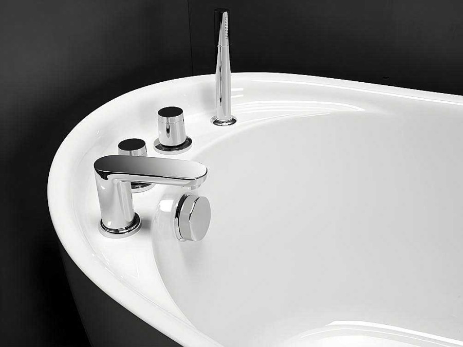 Banheira De Pousar | Shower & Design Banheira Classica Natalia - 1 Lugar - 220L - 150*75*70Cm - Branca