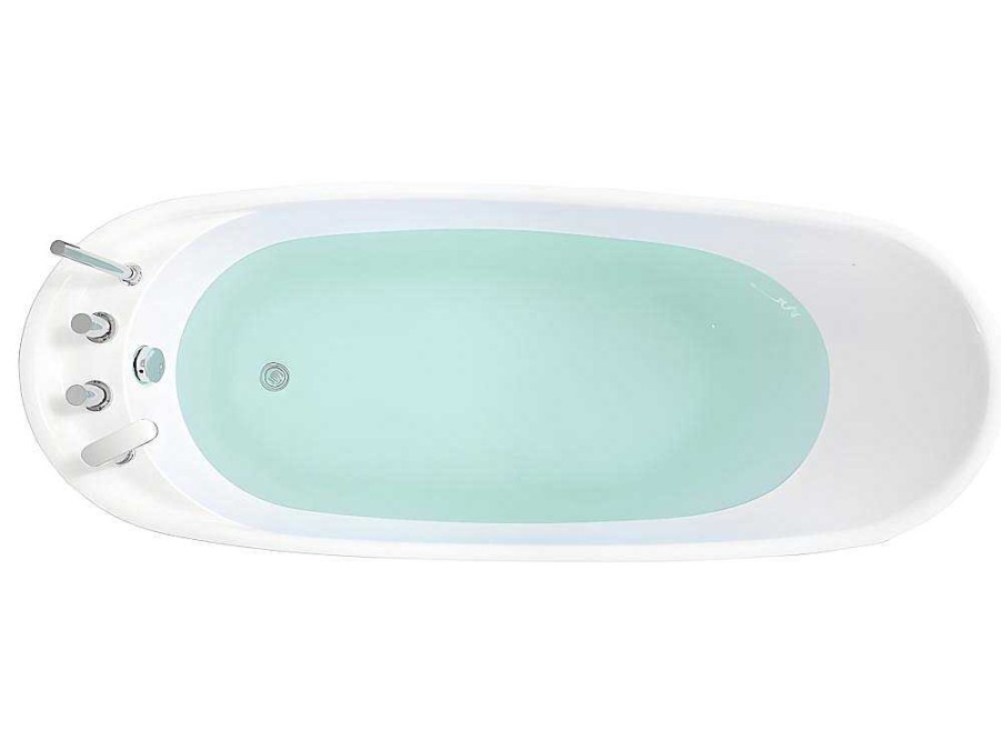 Banheira De Pousar | Shower & Design Banheira Classica Natalia - 1 Lugar - 220L - 150*75*70Cm - Branca