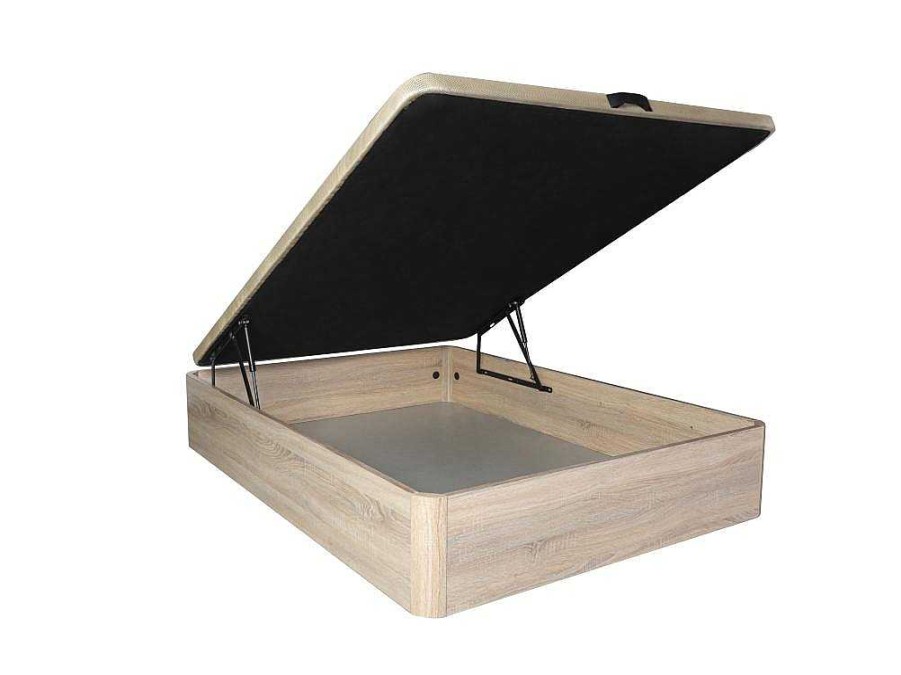 Cama De Adulto | Saldosystocks Tampa Estofada Dobravel Para Canape Madeira 3D 25 Cambria 90X190Cm Atenas