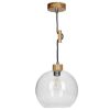Candeeiro Suspenso | EPIKASA Lampada De Suspensao Svea, Carvalho, Antracite, 24X24X100 Cm, Epikasa