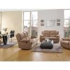 Conjunto Sofa E Poltrona | Vente-unique Sofa De 3+2+1 Lugares Relax Em Microfibra Cinzento - Hernani