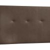 Cabeceira E Ponte De Cama | Venprodin Cabeceira - Couro Sintetico 160X120X4Cm - Chocolate