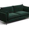 Sofa | PASCAL MORABITO Sofa De 3 Lugares Em Veludo Verde - Kestrel De Pascal Morabito