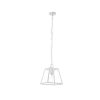 Candeeiro Suspenso | EPIKASA Lampada De Suspensao Amata, Branco, 27,5X27,5X110 Cm, Epikasa