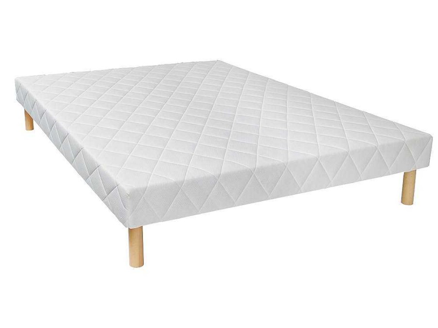 Sommier | Ysmée Estrado Deco Estofado Panacea Da Dreamea - Branco - 140X200 Cm