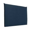 Cabeceira E Ponte De Cama | Vente-unique Cabeceira De Cama 180 Cm Veludo Cinzento Azul-Escuro - Ambrilia