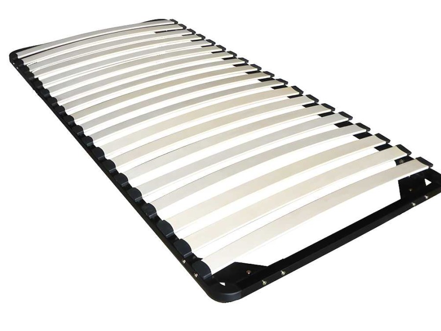 Sommier | Ysmée Estrado De Ripas Desmontado 90 X 200 Cm - 19 Ripas - Sem Pe - Preto