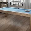 Mesa De Jantar | Vente-unique Mesa Convertivel - Mesa De Bilhar E De Ping Pong Balthazar - 213*112*81.5 Cm - Azul