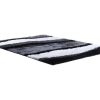 Promocoes Decoracao | OZAIA Tapete Shaggy Ecume - Poliester Tufado A Mao - Preto E Branco - 200*290 Cm