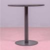 Movel De Cozinha | Vente-unique Mesa Alta Industrial Em Aco Com 76 Cm De Altura - Brandon - Preto