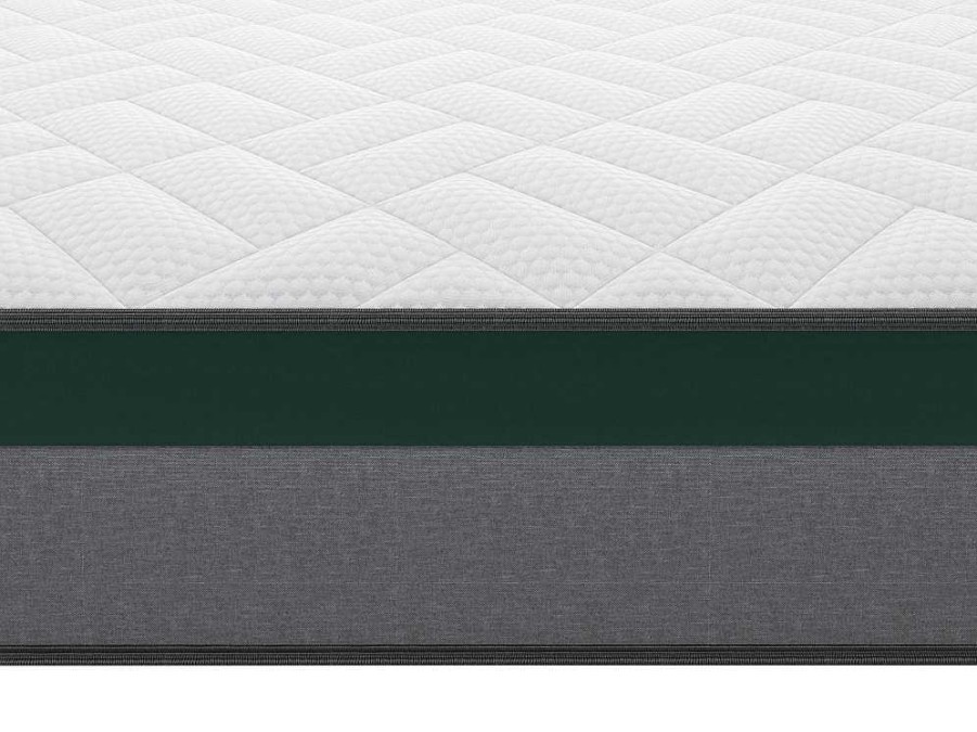 Conjunto Colchao E Sommier | Ysmée Conjunto Artigos De Cama 140 X 190 Cm Sommier Com Espaco De Arrumacao Branco + Colchao De Molas Ensacadas - Prestige Da Dreamea