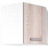 Movel De Cozinha | Vente-unique Cozinha Completa De Canto, 9 Elementos De Arrumacao, Natural E Branco - Trattoria