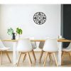 Relogio De Parede | EPIKASA Relogio Geometrico 8, Preto, Prata, 50X1,5X50 Cm, Epikasa