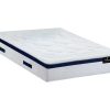 Conjunto Colchao E Sommier | Palacio Conjunto Artigos De Cama 180 X 200 Cm Sommier Com Espaco De Arrumacao Branco + Colchao De Molas Ensacadas - Marquis Da Dreamea