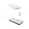 Cama Articulada | DREAMEA Cama Articulada Colchao Memoria De Forma Heracles Da Dreamea - Branco - 2 X 90 X 200 Cm