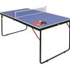 Jogo De Exterior | Vente-unique Mini Mesa De Pingue-Pongue Com Raquetes, Bolas E Rede C137 X L76 X A67 Cm - Denis